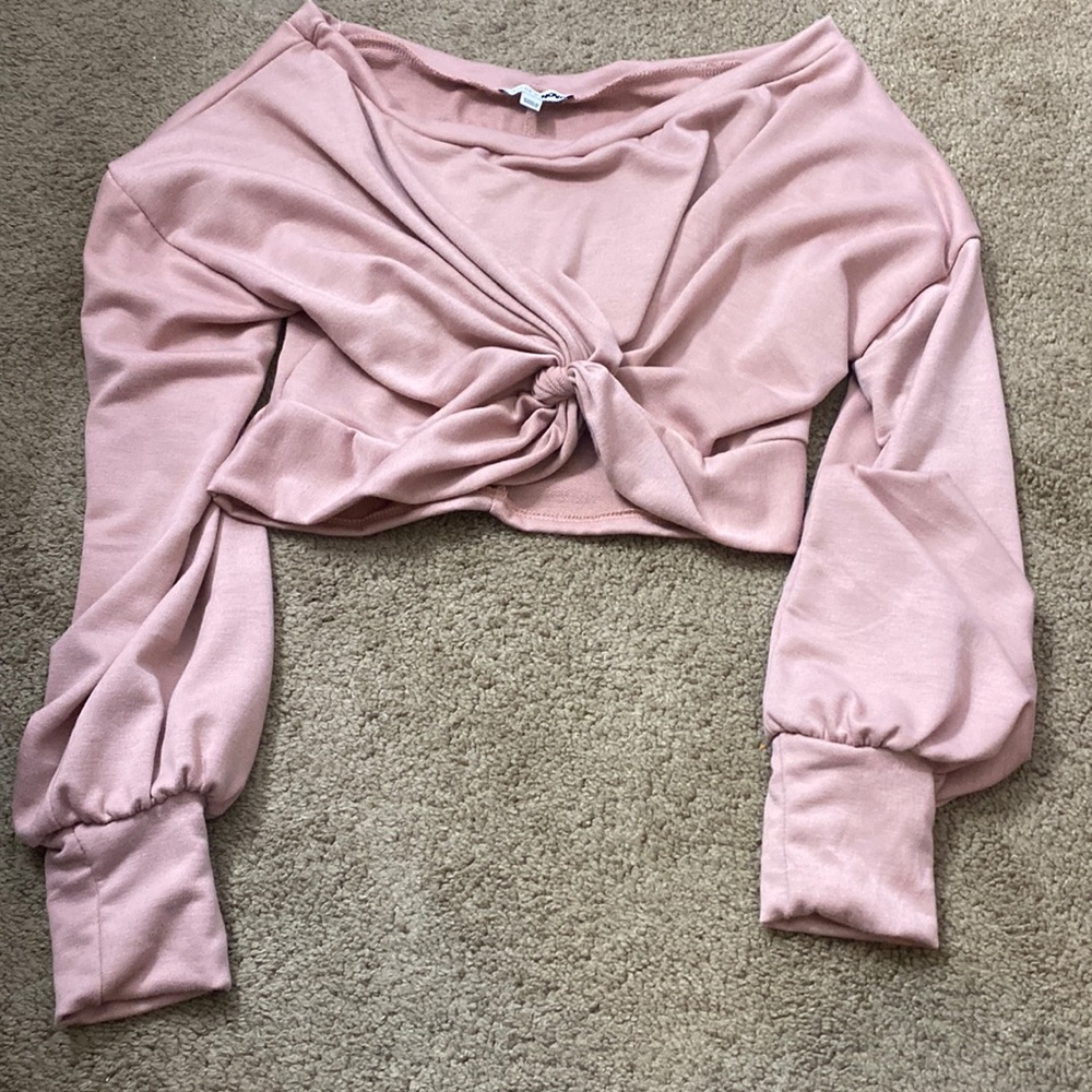 Crop top long sleeve